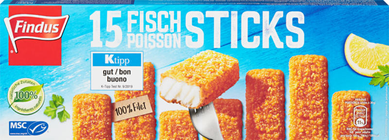 Sticks de poisson Findus, 450 g