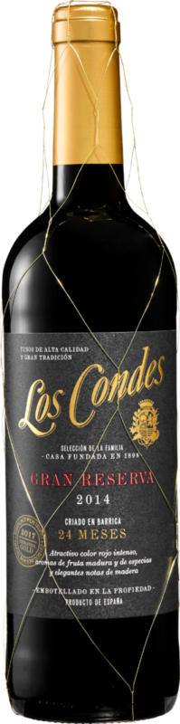 Los Condes Gran Reserva D.O. Catalunya, 2014, Katalonien, Spanien, 6 x 75 cl