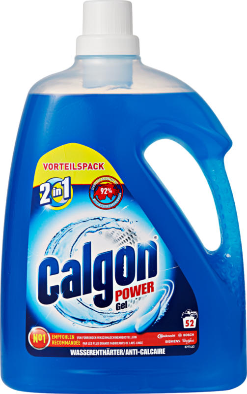 Calgon Wasserenthärter 3in1 Power, Gel, 2,6 Liter