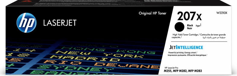 HP 207X High Yield Black LaserJet Toner Cartridge; Original