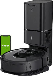 iRobot Saugroboter Roomba I7+ (I7558) inkl. CleanBase Ladestation, Schwarz (App-Steuerbar)
