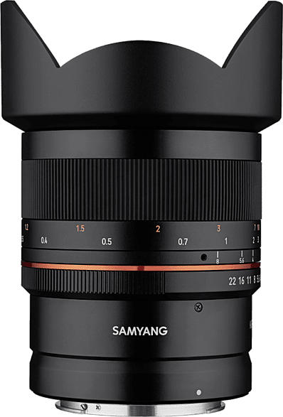 SAMYANG MF 14 mm-14 mm f./2.8 (Objektiv für Canon R-Mount, Schwarz)