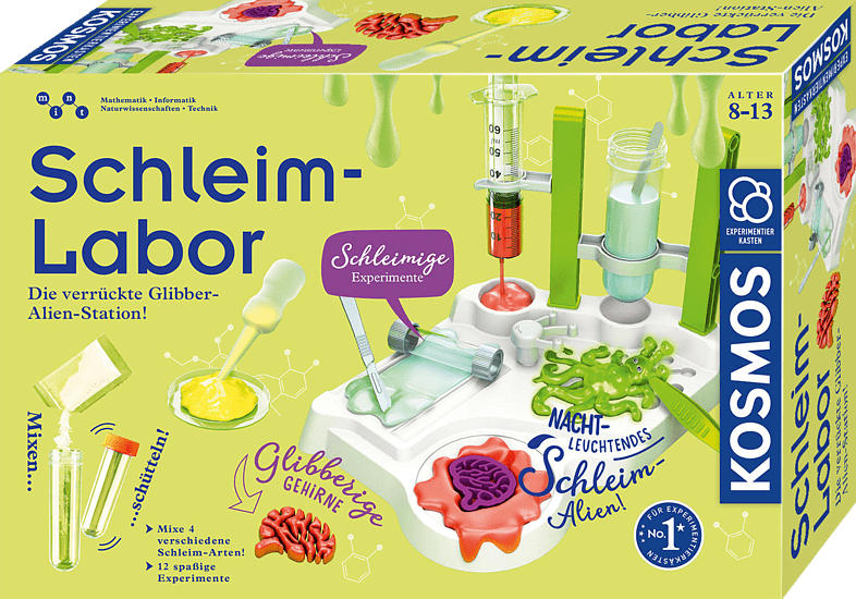 KOSMOS Schleim-Labor Experimentierkasten, Mehrfarbig