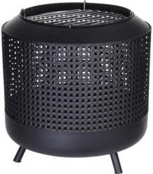 Feuerkorb Fb8200820 B:50cm Schwarz/Silb.