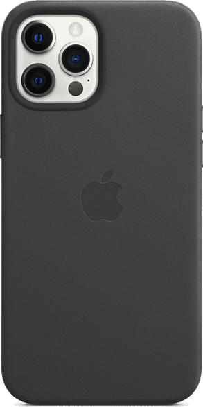 Leder Case mit MagSafe in Schwarz für iPhone 12 Pro Max (MHKM3ZM/A)