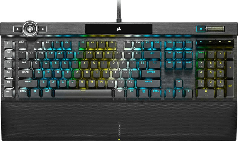 Gaming Tastatur Gaming K100 RGB, Corsair OPX, USB, DE (CH-912A01A-DE)