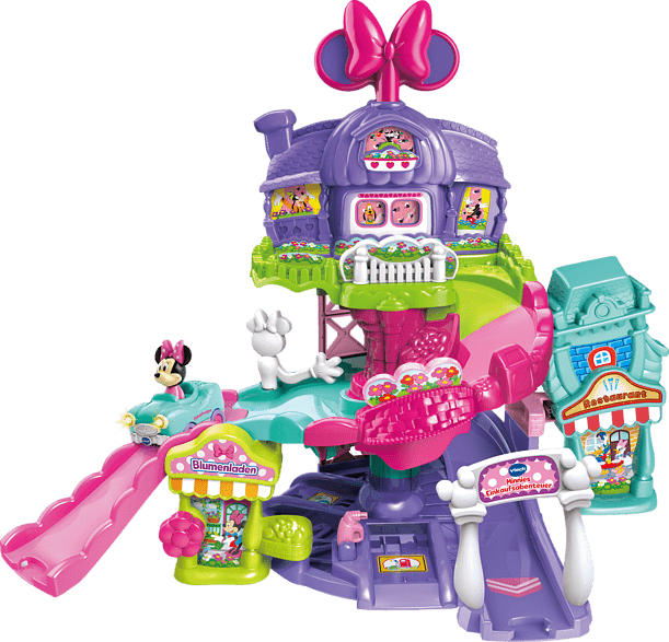 VTECH Tut Tut Baby Flitzer - Minnies Einkaufsabenteuer Spielzeugauto, Mehrfarbig