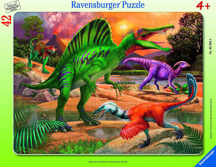 RAVENSBURGER Spinosaurus Puzzle, Mehrfarbig