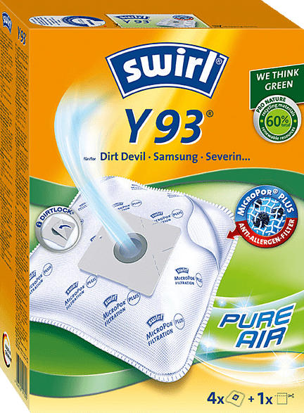 SWIRL Y 93 MicroPor® Staubsaugerbeutel