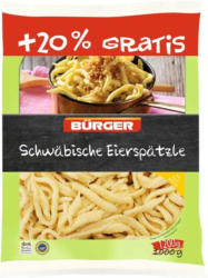 Bürger schwäbische Eierspätzle oder Eierknöpfle