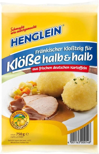 Henglein Fränkischer Kloßteig für Klöße halb & halb
