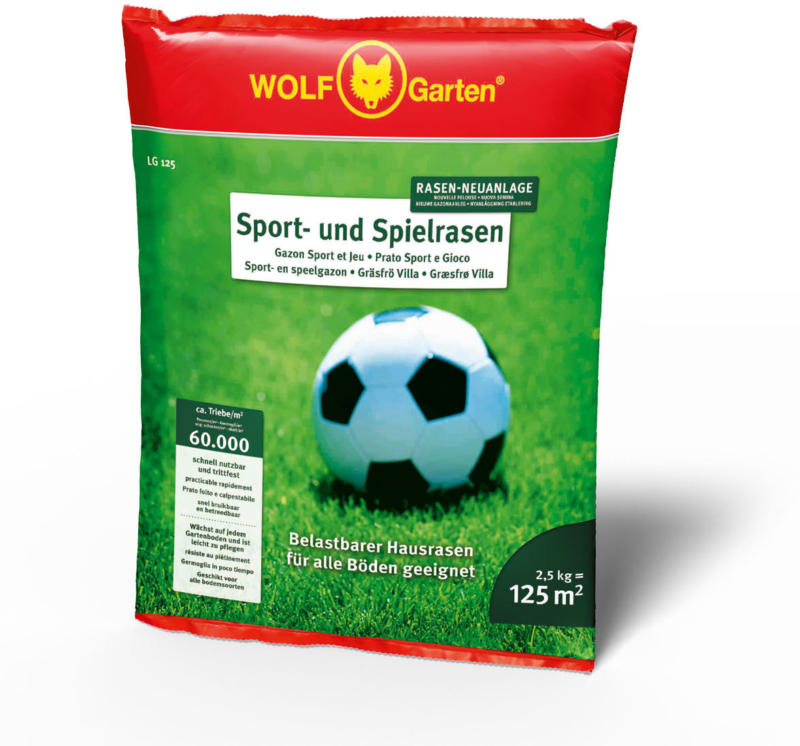 Sport- und Spielrasen „LG 125“, 2,5 kg