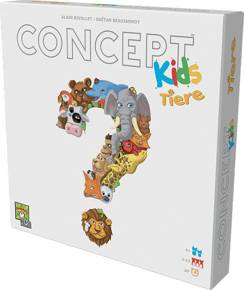 REPOS PRODUCTION Concept Kids - Tiere Gesellschaftsspiel, Mehrfarbig