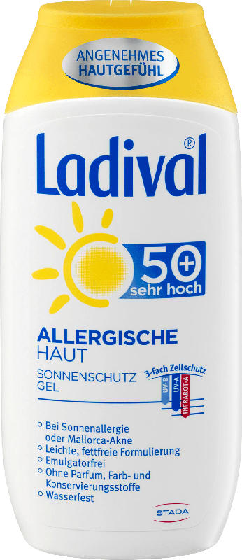 Ladival Sonnenmilch Gel, allergische Haut, LSF 50+