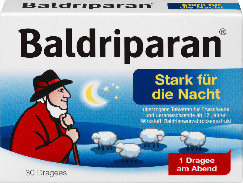 Baldriparan Stark für die Nacht Dragees