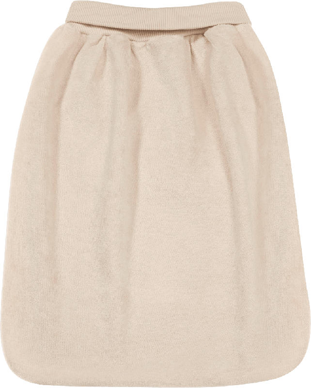 ALANA Baby Strampelhalbsack Frottee, Gr. 62/68, in Bio-Baumwolle, natur, für Mädchen und Jungen