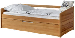Ausziehbett 90/200 cm in Buchefarben