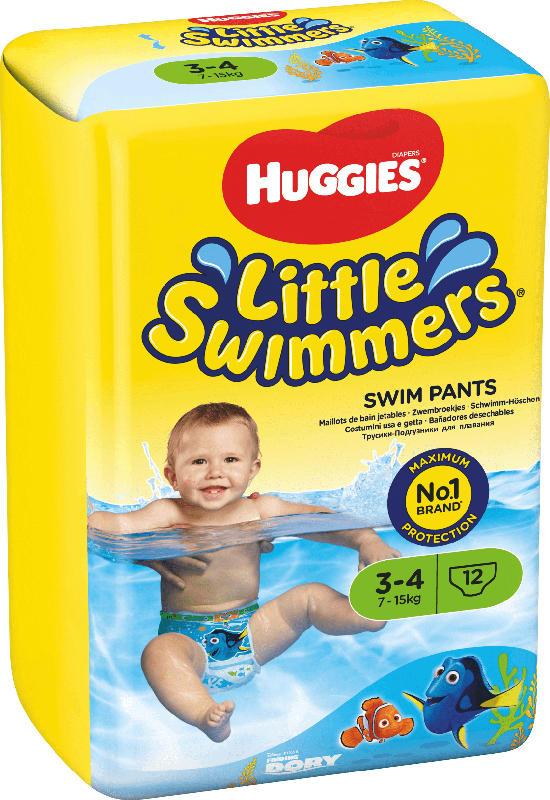 Huggies Little Swimmers Schwimmwindeln, Gr. 3/4, 7-15 kg