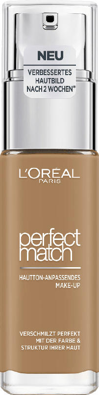 L'ORÉAL PARIS Make-up Perfect Match Hautton-Anpassendes Make-Up 8.D/8.W Golden Cappuccino
