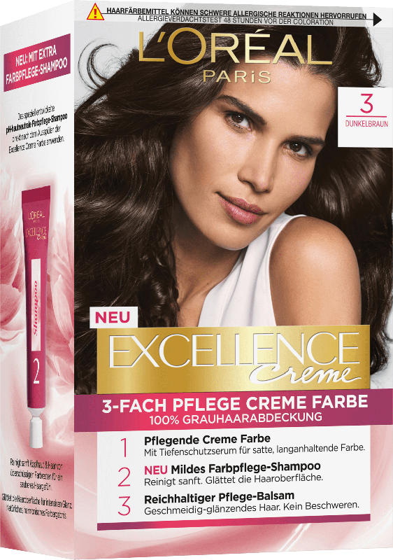 Excellence Haarfarbe Dunkelbraun 3, 1 St