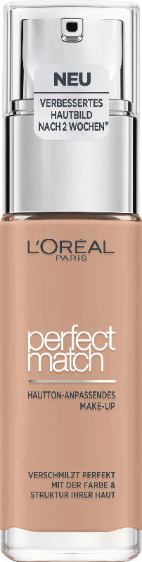 L'ORÉAL PARIS Make-up Perfect Match Hautton-Anpassendes Make-Up 3.5.D/3.5.W Golden Peach