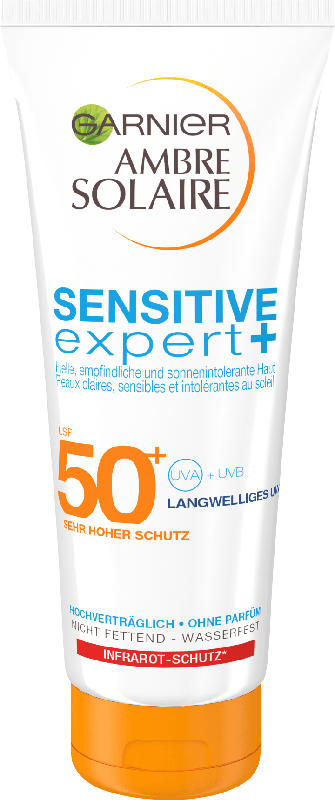 Garnier Ambre Solaire Sonnenmilch sensitive expert+ LSF 50+