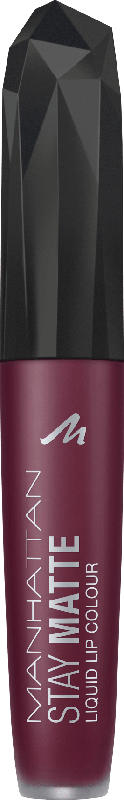 MANHATTAN Cosmetics Lipgloss Stay Matte Liquid Lip Colour Upper East Plum 610