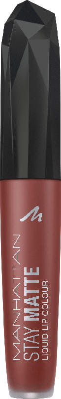 MANHATTAN Cosmetics Lipgloss Nude Stay Matte Liquid Lip Colour Taupe Skyline 140