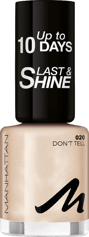 MANHATTAN Cosmetics Nagellack Last & Shine Don't tell 020