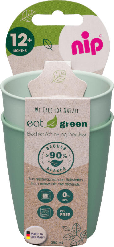 Nip Becher eat green grün