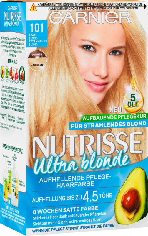 Nutrisse Haarfarbe Extra helles Blond 101