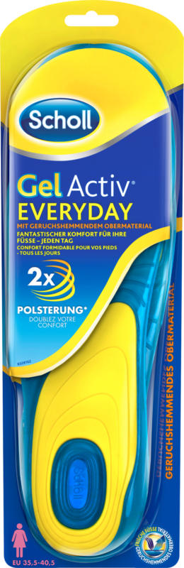Scholl Einlegesohlen, Gel Activ Everyday Frauen (1 Paar)