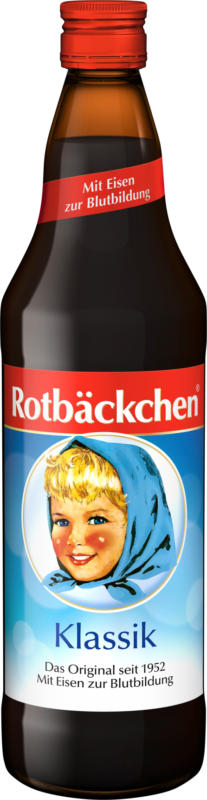 Rotbäckchen Saft Klassik mit Eisen