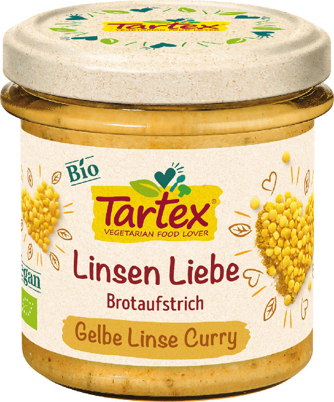 Tartex Aufstrich, Gelbe Linse Curry