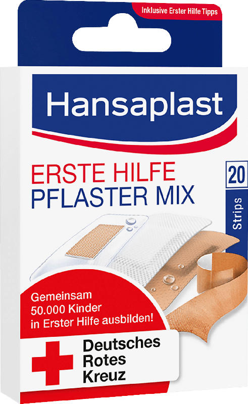 Hansaplast DRK Erste Hilfe Pflaster Mix