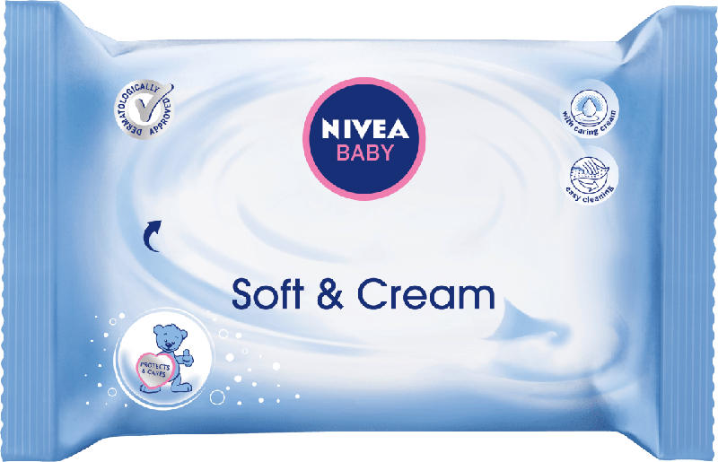 NIVEA Feuchttücher Baby Soft & Cream