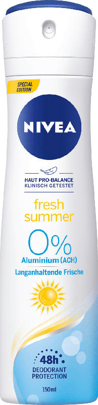 NIVEA Deo Spray Deodorant fresh summer