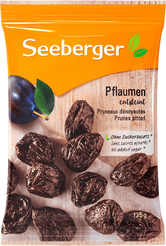 Seeberger Trockenobst, Pflaumen, entsteint