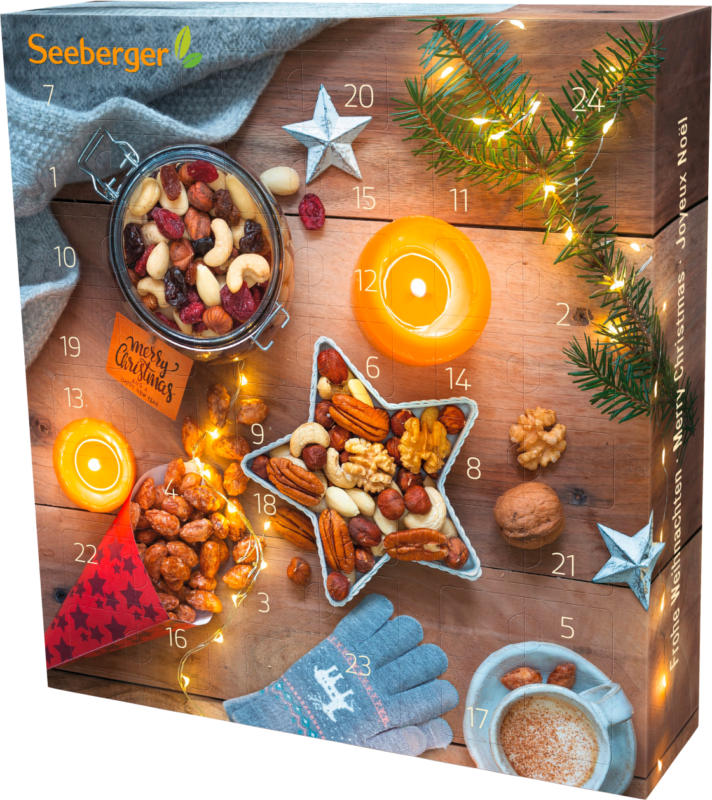 Seeberger Adventskalender mit Nüssen & Trockenobst