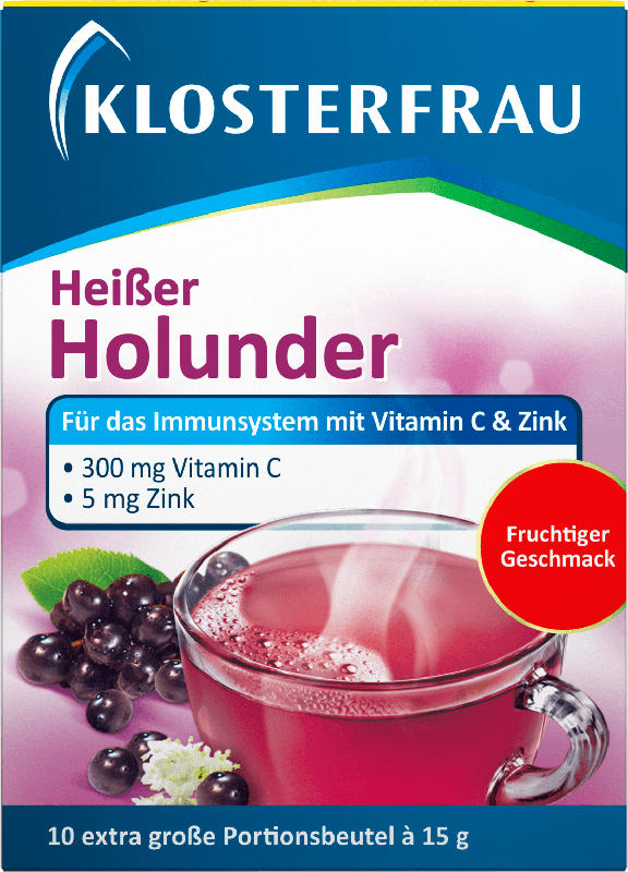 Klosterfrau Heißer Holunder Heißgetränk Beutel 10 St.
