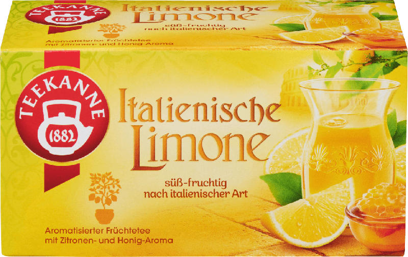 Teekanne Früchte-Tee, italienische Limone (20 x 2,5 g)