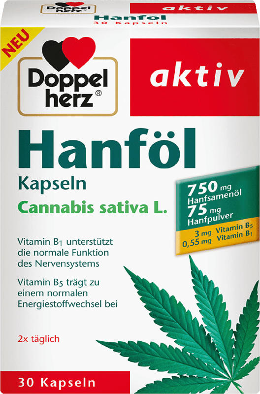 Doppelherz Hanföl Kapseln (30 Stück)