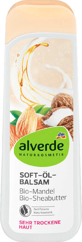 alverde NATURKOSMETIK Bodylotion Soft-Öl-Balsam Bio-Mandel Bio-Sheabutter
