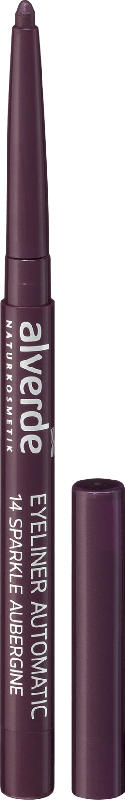 alverde NATURKOSMETIK Kajal Eyeliner Automatic sparkle aubergine 14
