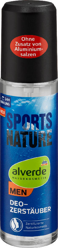 alverde MEN Sports Nature Deo Zerstäuber