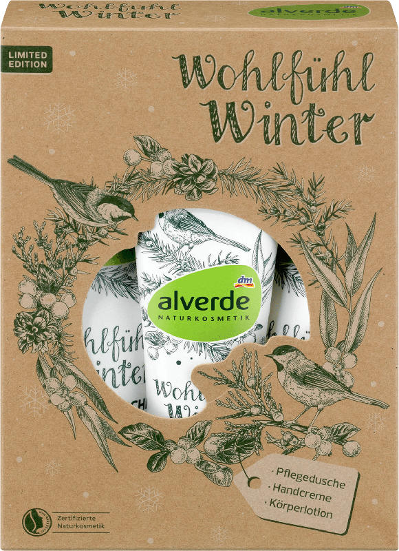 alverde NATURKOSMETIK Geschenkset Wohlfühlwinter