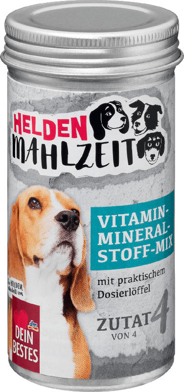 Dein Bestes Heldenmahlzeit, Ergänzungsfuttermittel für Hunde, Vitamin-Mineralstoff-Mix