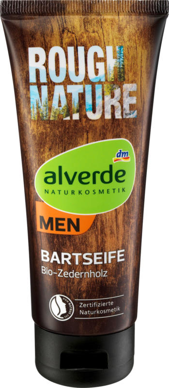 alverde MEN Bartseife Rough Nature