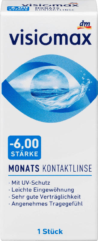 VISIOMAX Monatslinse Dioptrie -6,00