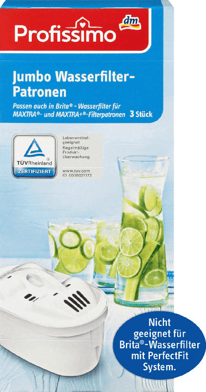 Profissimo Wasserfilter-Patronen Jumbo